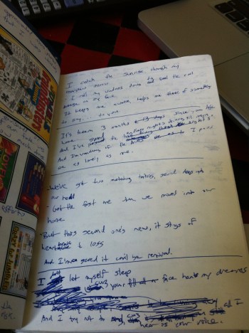 early version of lyrics